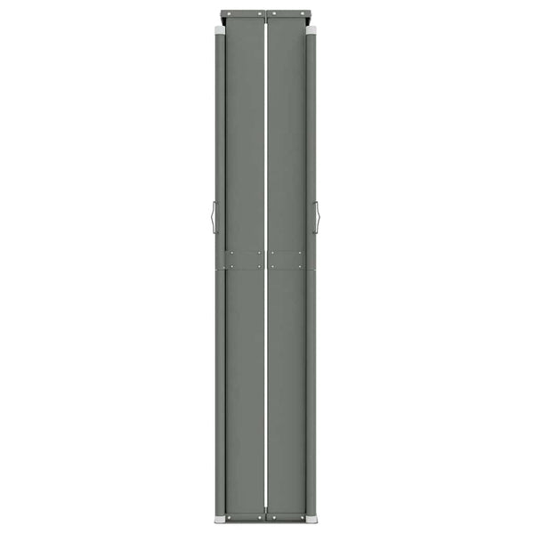 vidaXL Retractable Side Awning Red 220x1000 cm