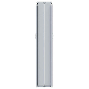 vidaXL Retractable Side Awning Cream 117x1200 cm