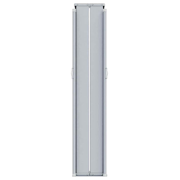 vidaXL Retractable Side Awning Cream 117x1200 cm