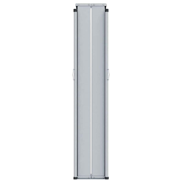 vidaXL Retractable Side Awning Brown 117x1200 cm
