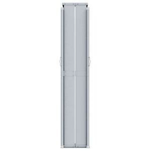 vidaXL Retractable Side Awning Red 160x1200 cm