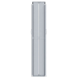 vidaXL Retractable Side Awning Blue 180x1200 cm