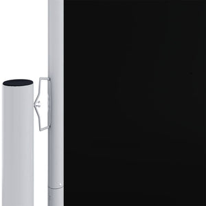 vidaXL Retractable Side Awning Black 200x1200 cm
