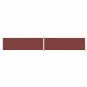 vidaXL Retractable Side Awning Brown 200x1200 cm