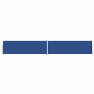vidaXL Retractable Side Awning Blue 200x1200 cm