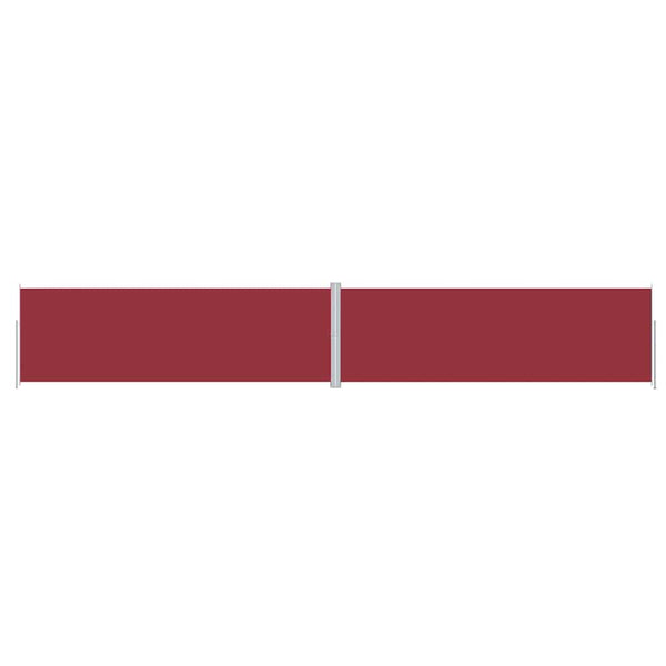 vidaXL Retractable Side Awning Red 200x1200 cm