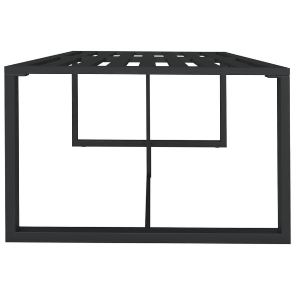 vidaXL Garden Dining Table Anthracite 120x60x66 cm Aluminium