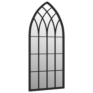 vidaXL Mirror Black 100x45 cm Iron for Indoor Use