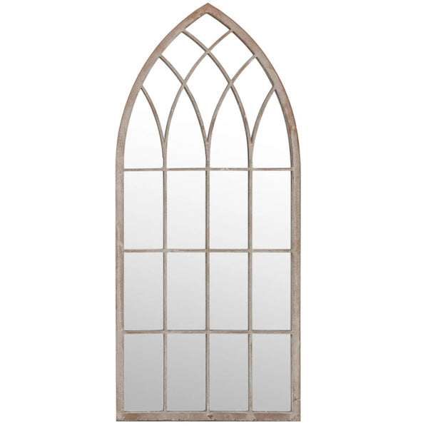 vidaXL Sand-Colored Mirror 70x30 cm Iron for Indoor Use