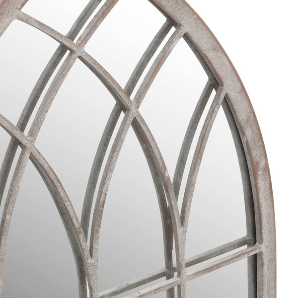 vidaXL Sand-Colored Mirror 70x30 cm Iron for Indoor Use