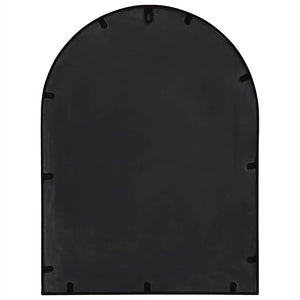 vidaXL Black Mirror 60x45 cm Iron for Indoor Use