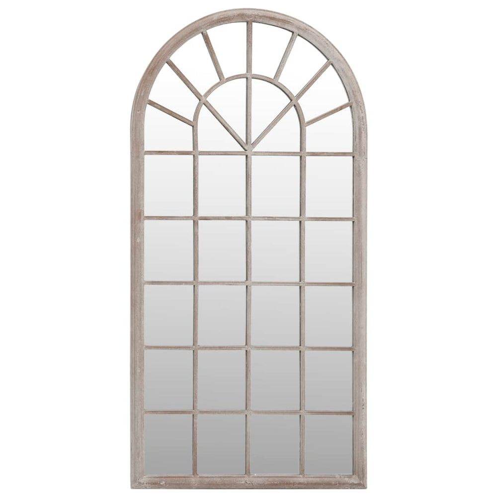 vidaXL Sand-Colored Mirror 90x45 cm Iron for Indoor Use