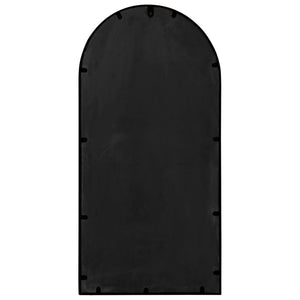 vidaXL Mirror Black 90x45 cm Iron for Indoor Use