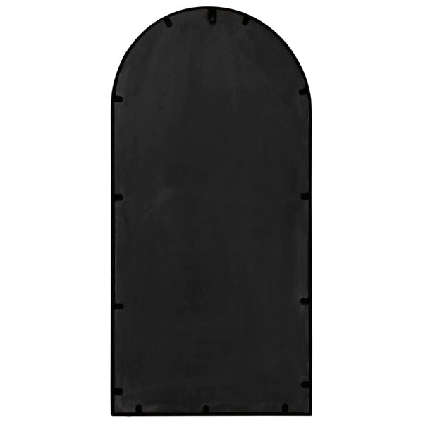 vidaXL Mirror Black 90x45 cm Iron for Indoor Use