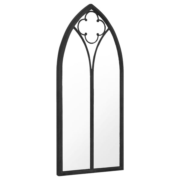 vidaXL Mirror Black 100x45 cm Iron for Indoor Use