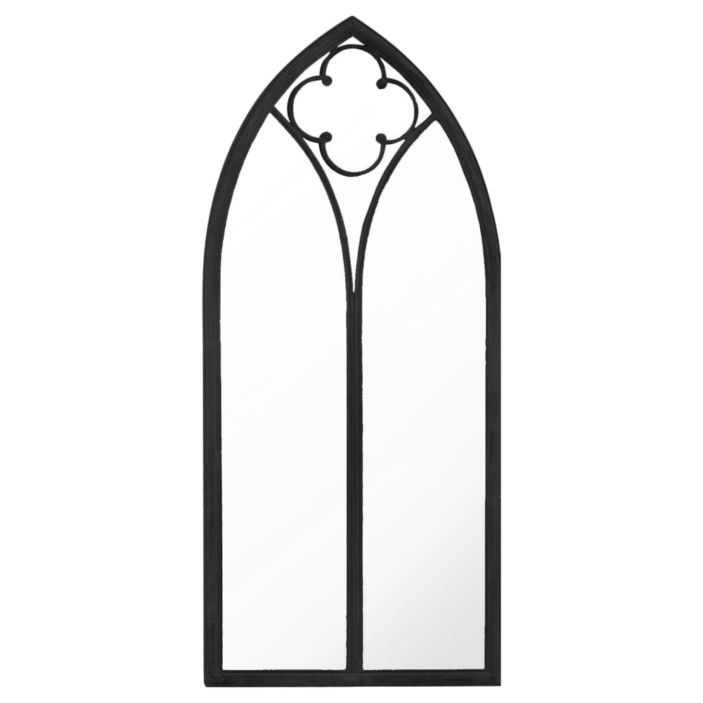 vidaXL Mirror Black 70x30 cm Iron for Indoor Use