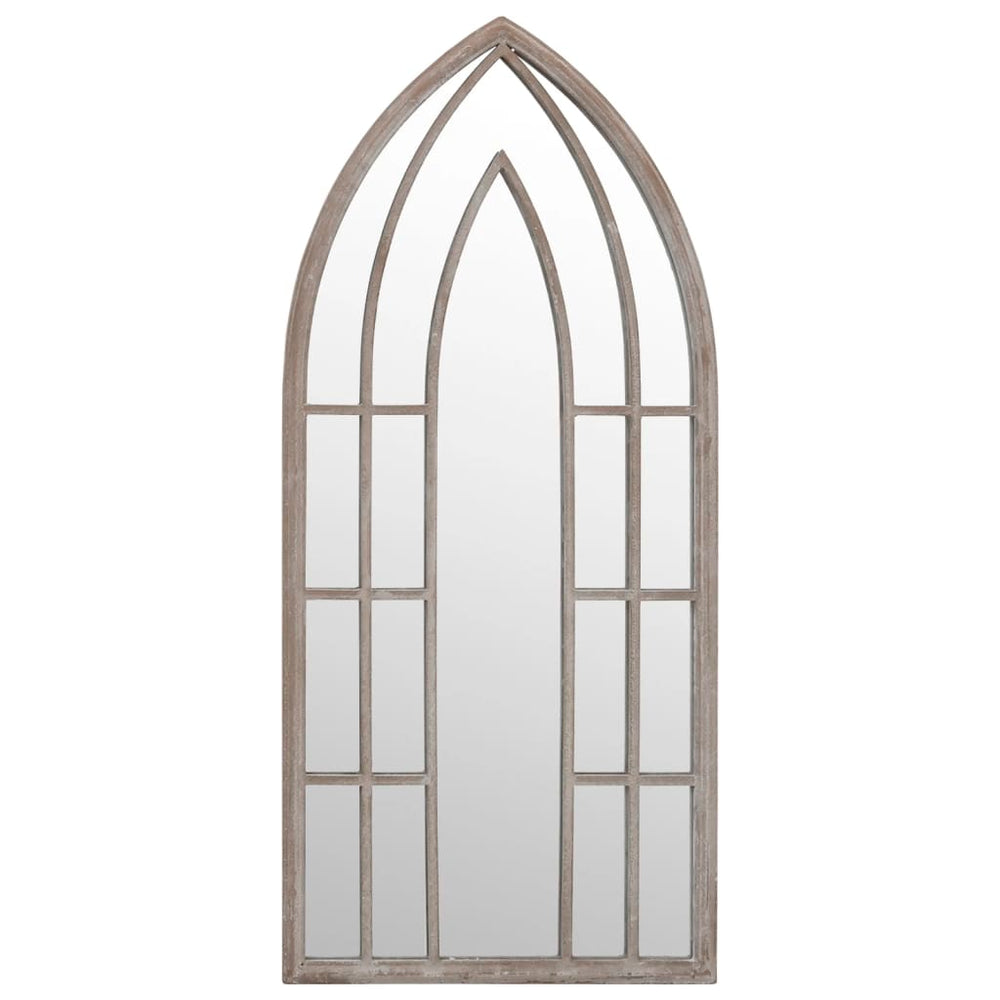 vidaXL Mirror Sand-colored 100x45 cm Iron for Indoor Use