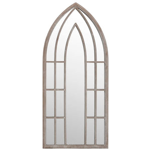 vidaXL Sand-Colored Mirror 70x30 cm Iron for Indoor Use