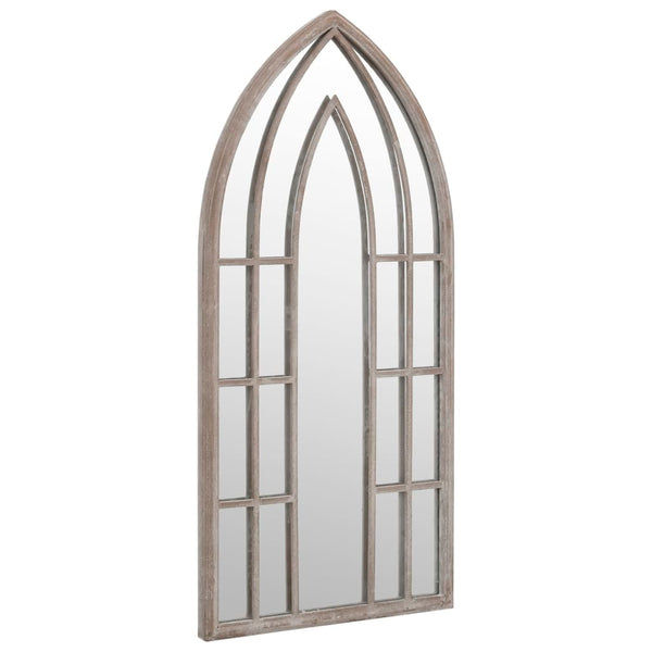 vidaXL Sand-Colored Mirror 70x30 cm Iron for Indoor Use