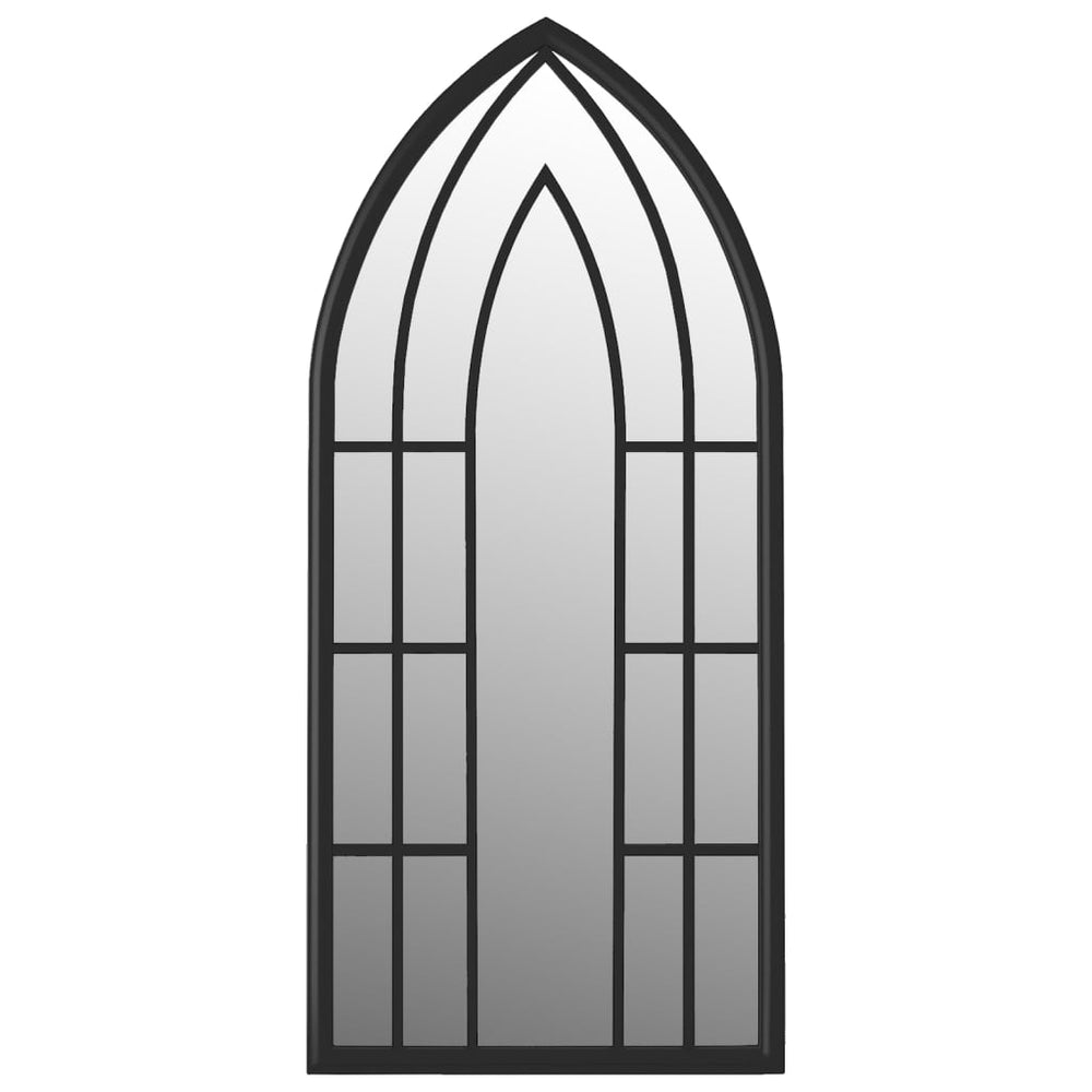 vidaXL Mirror Black 70x30 cm Iron for Indoor Use