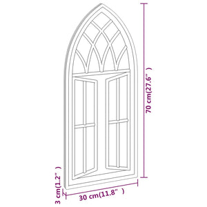vidaXL Mirror Sand 70x30 cm Iron for Indoor Use