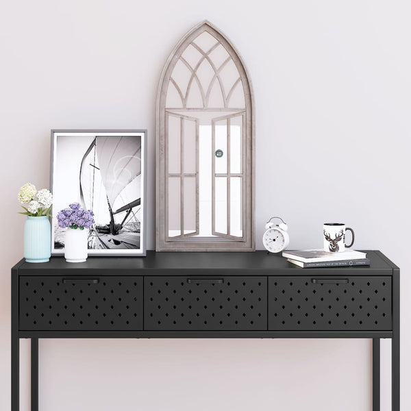 vidaXL Mirror Sand 70x30 cm Iron for Indoor Use