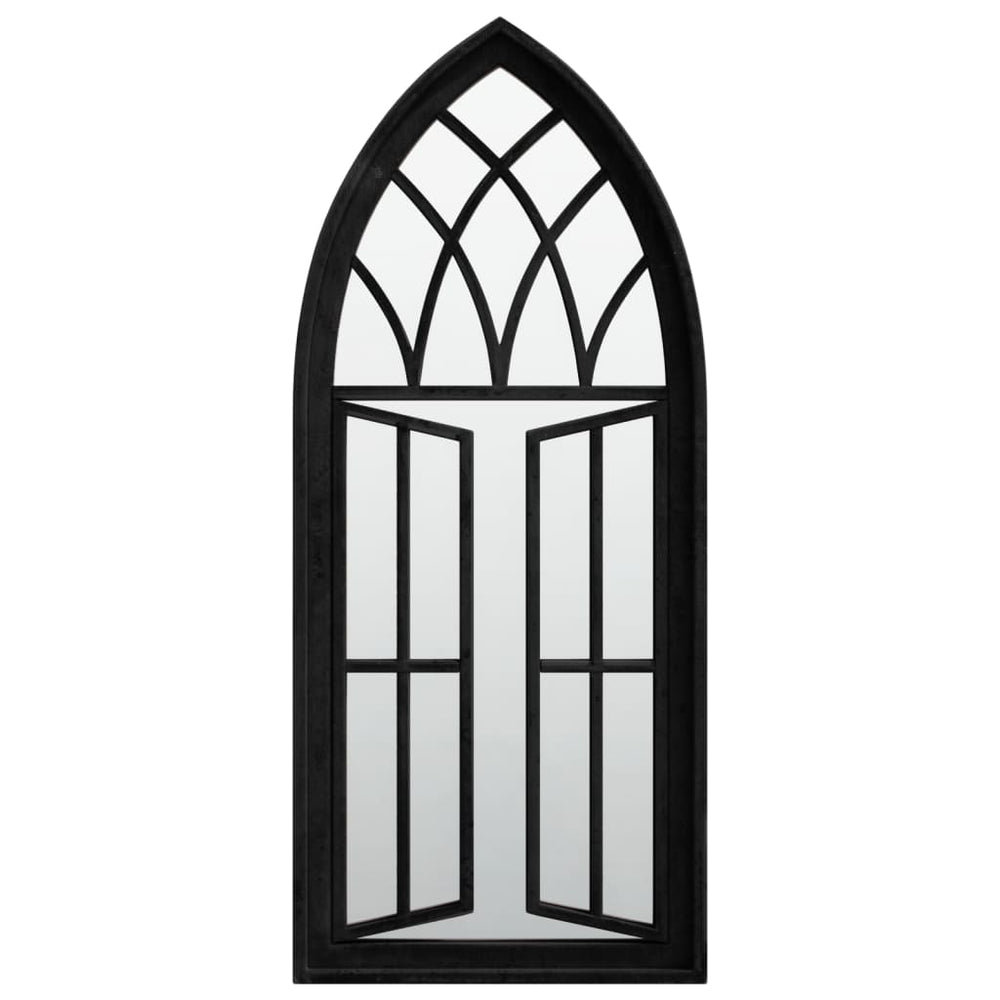 vidaXL Mirror Black 70x30 cm Iron for Indoor Use