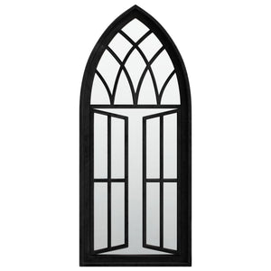 vidaXL Mirror Black 70x30 cm Iron for Indoor Use