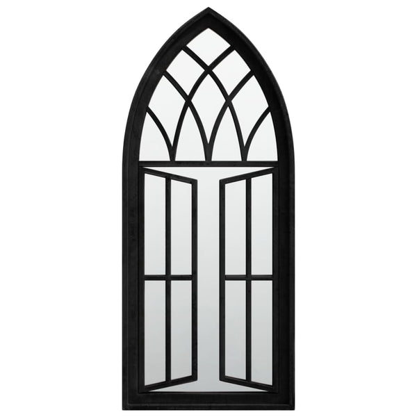vidaXL Mirror Black 70x30 cm Iron for Indoor Use