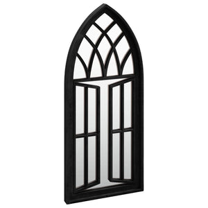 vidaXL Mirror Black 70x30 cm Iron for Indoor Use