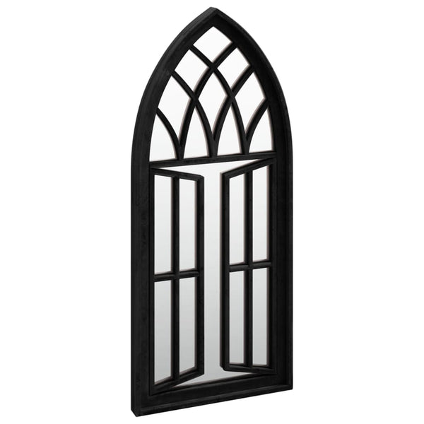 vidaXL Mirror Black 70x30 cm Iron for Indoor Use