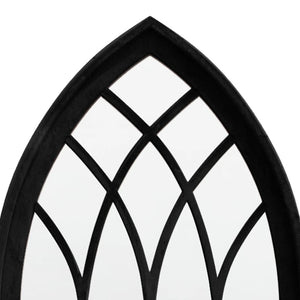 vidaXL Mirror Black 70x30 cm Iron for Indoor Use