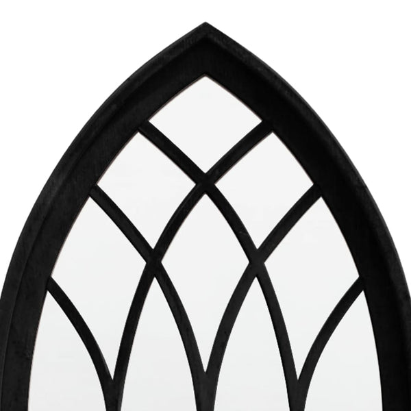vidaXL Mirror Black 70x30 cm Iron for Indoor Use
