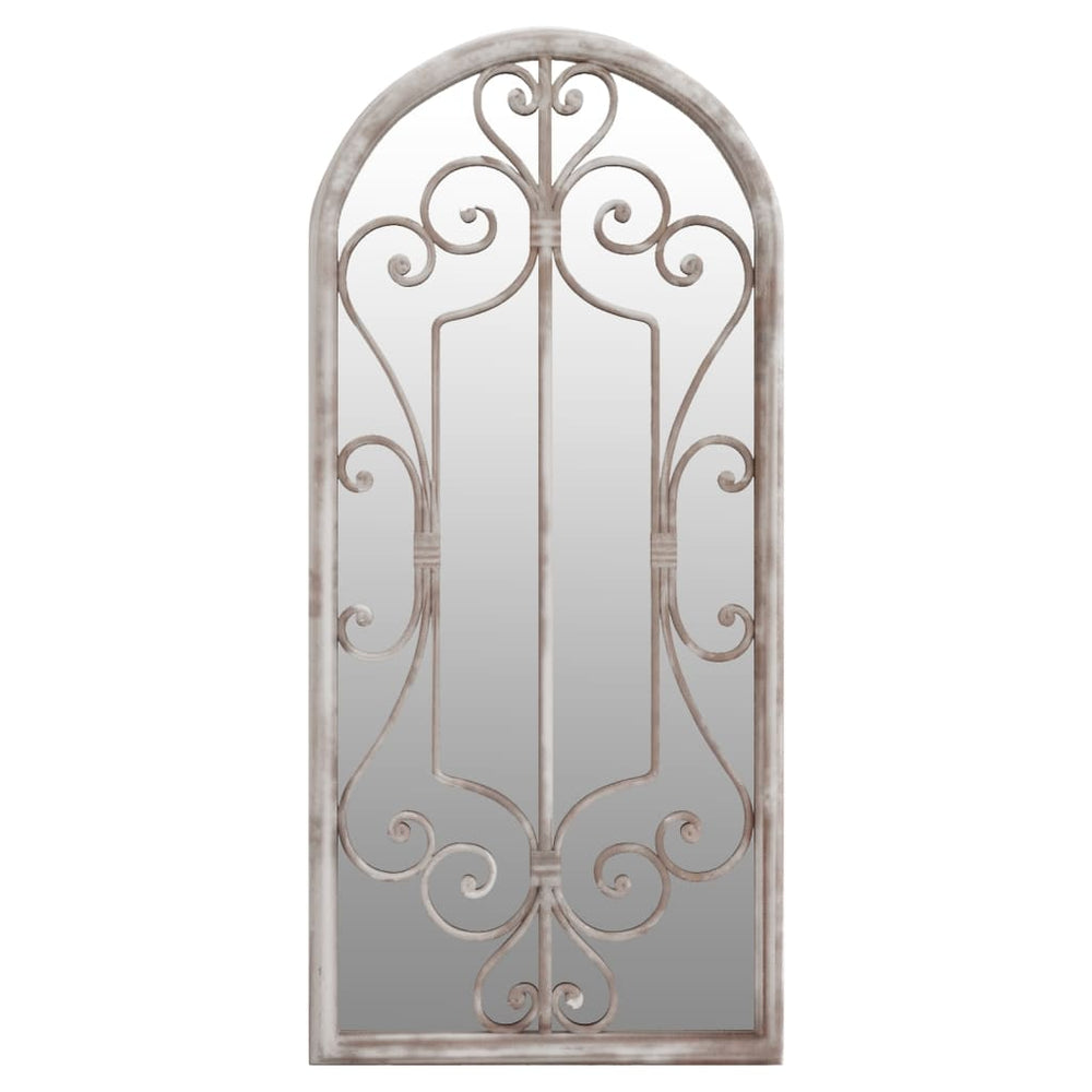 vidaXL Mirror Sand-colored 100x45 cm Iron for Indoor Use