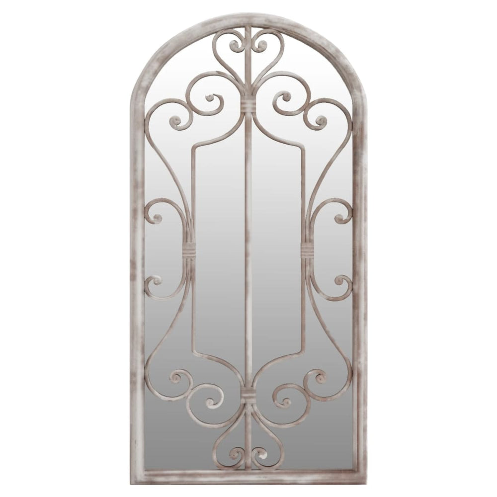 vidaXL Sand-Colored Mirror 70x30 cm Iron for Indoor Use