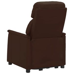 vidaXL Recliner Brown Faux Leather