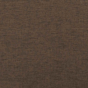 vidaXL Recliner Brown Fabric
