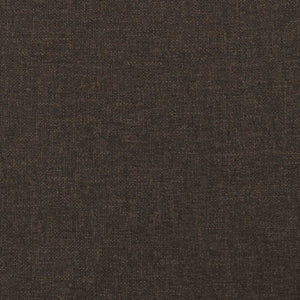 vidaXL Recliner Dark Brown Fabric
