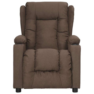 vidaXL Recliner Taupe Fabric
