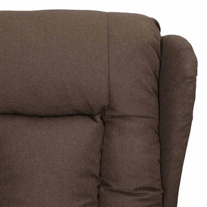 vidaXL Recliner Taupe Fabric