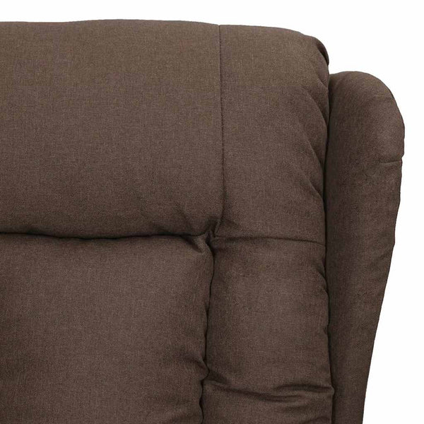 vidaXL Recliner Taupe Fabric