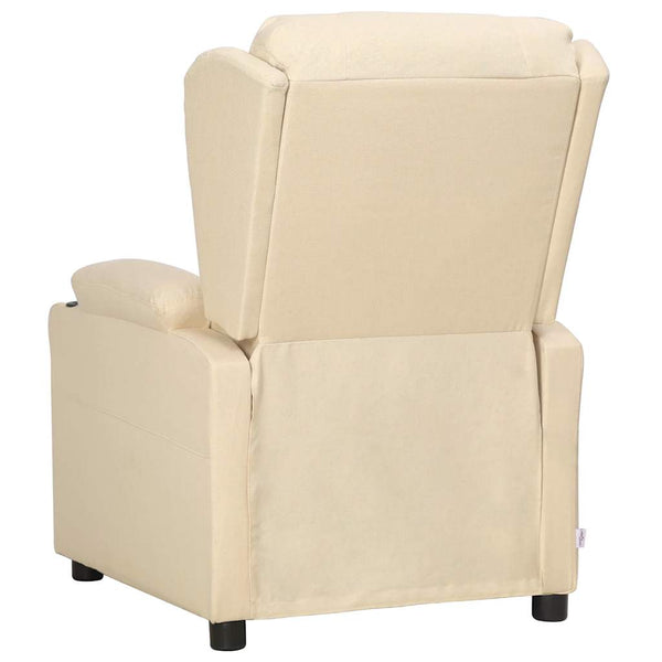 vidaXL Lift Recliner Cream Fabric