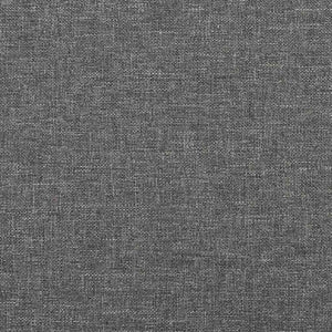 vidaXL Massage Recliner with Lift Function Light Grey Fabric