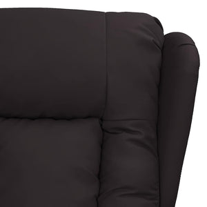 vidaXL Recliner Chair Black Artificial Leather