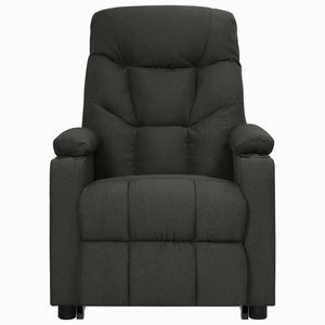 vidaXL Recliner Black Fabric