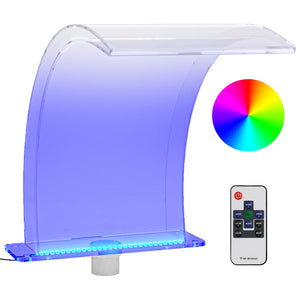 vidaXL Waterfall Element with RGB LEDs Acrylic 50 cm