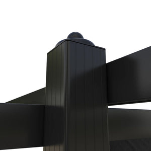 vidaXL Pergola with Retractable Roof 3x3 m Anthracite