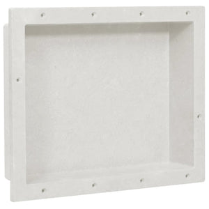 vidaXL Shower Niche Matte White 41x51x10 cm
