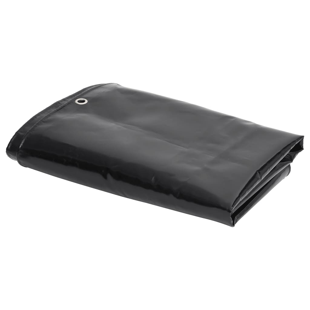 vidaXL Tarp 650 gsm 1.5x6 m Black