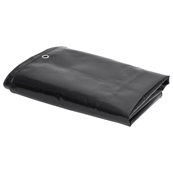 vidaXL Tarp 650 gsm 1.5x6 m Black